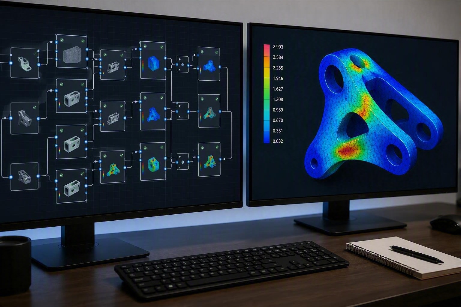 Simulation workflow pipeline